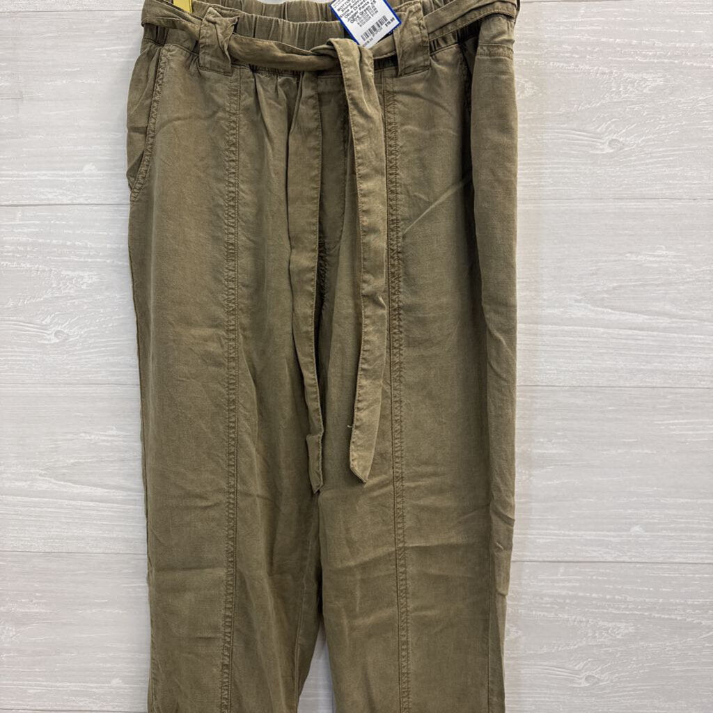 Cloth and Stone Anthropologie Olive Drawstring Jogger Pants XS