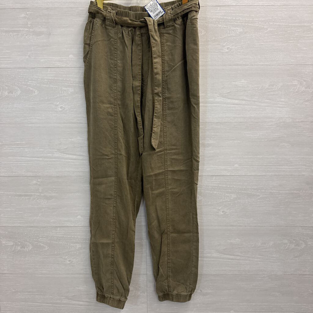 Cloth and Stone Anthropologie Olive Drawstring Jogger Pants XS