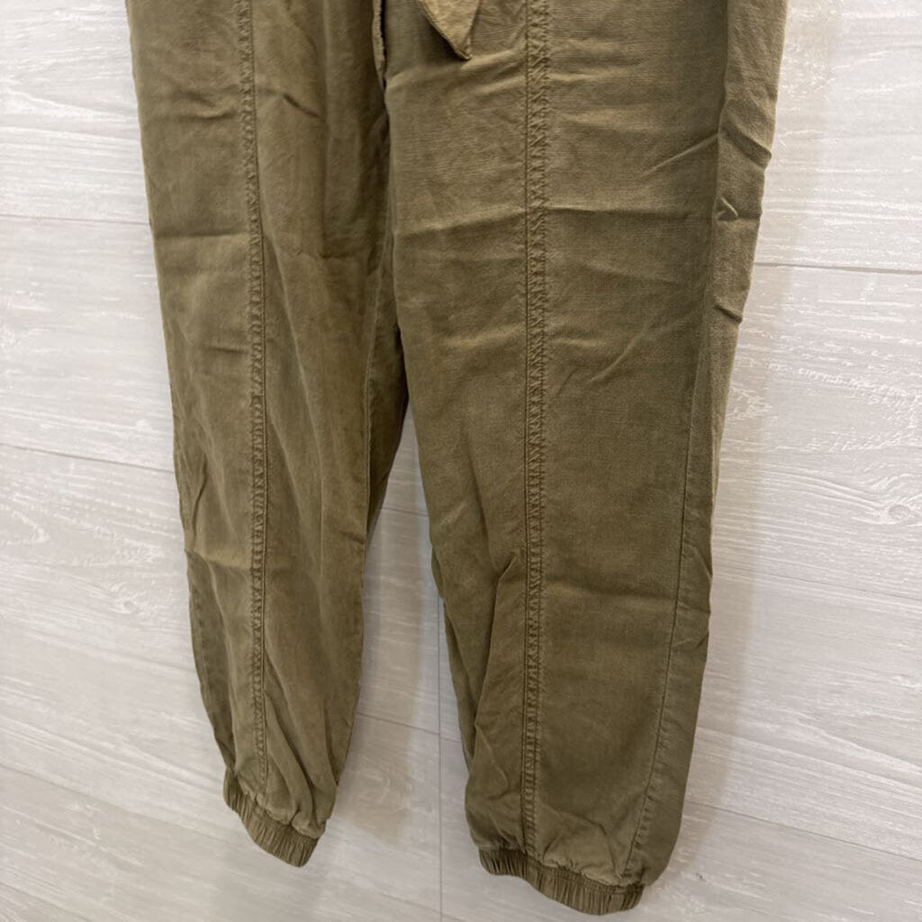 Cloth and Stone Anthropologie Olive Drawstring Jogger Pants XS