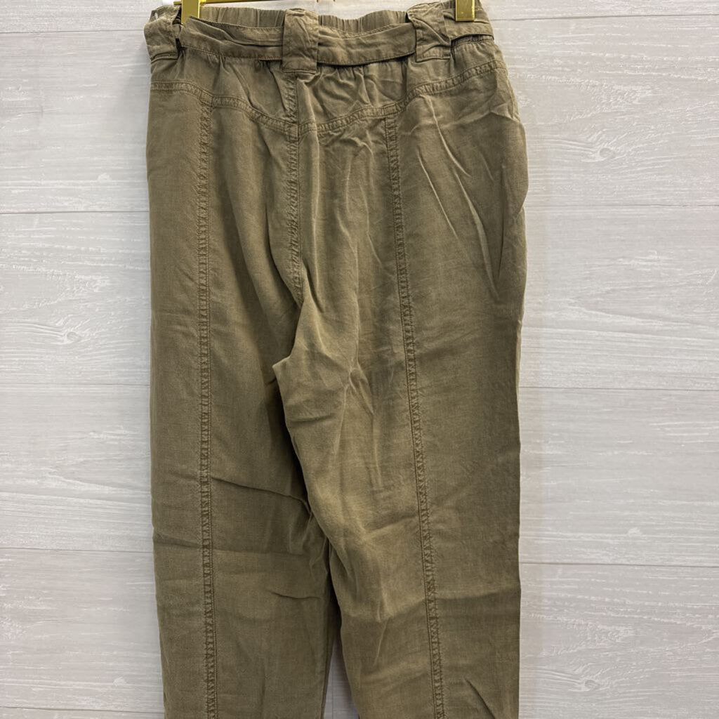 Cloth and Stone Anthropologie Olive Drawstring Jogger Pants XS