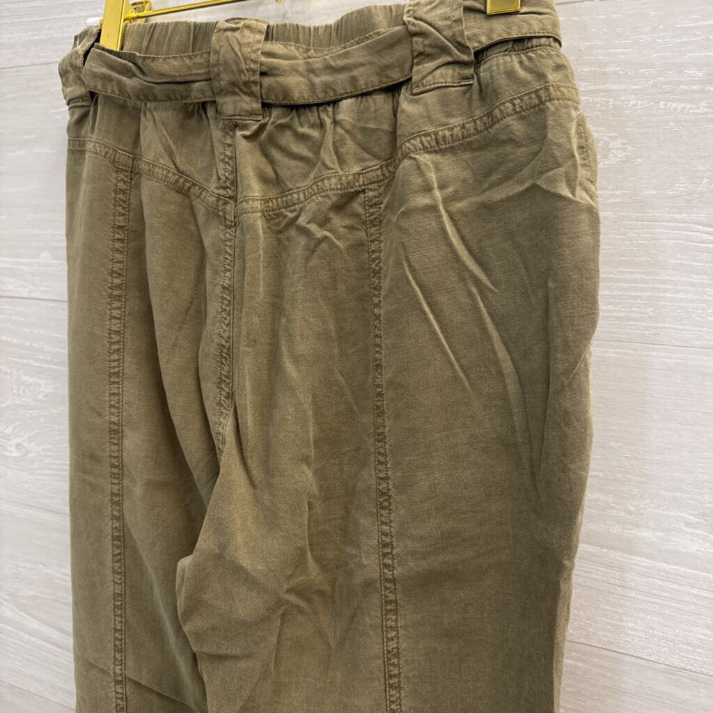 Cloth and Stone Anthropologie Olive Drawstring Jogger Pants XS