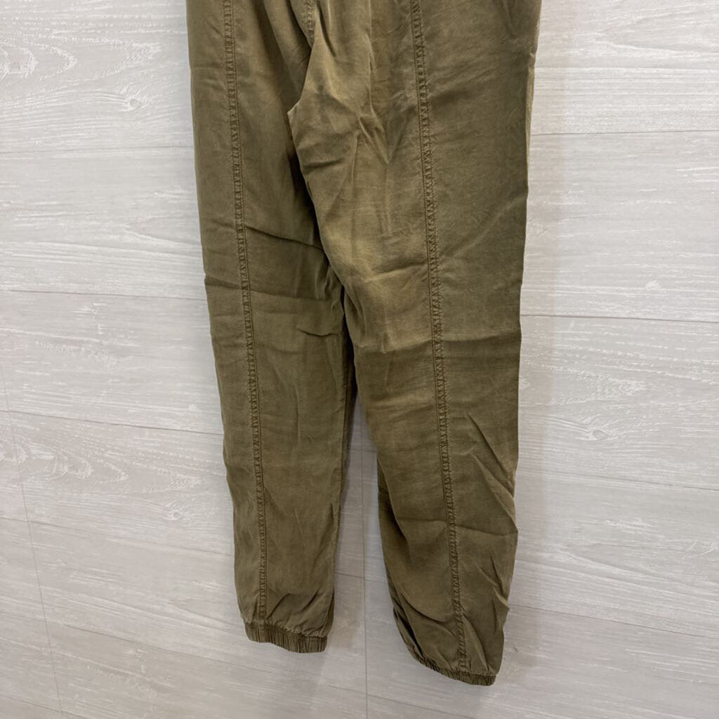 Cloth and Stone Anthropologie Olive Drawstring Jogger Pants XS