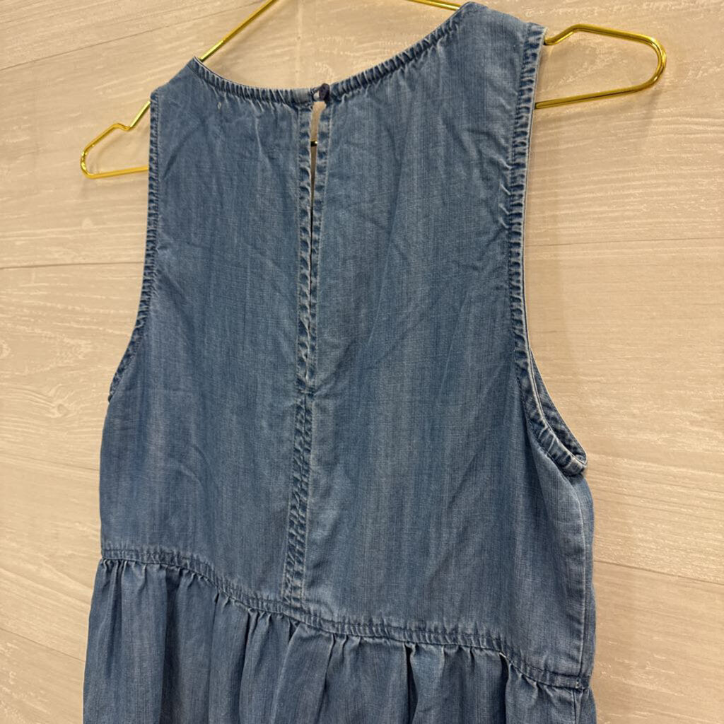 Cloth and Stone Chambray Peplum Tank Small