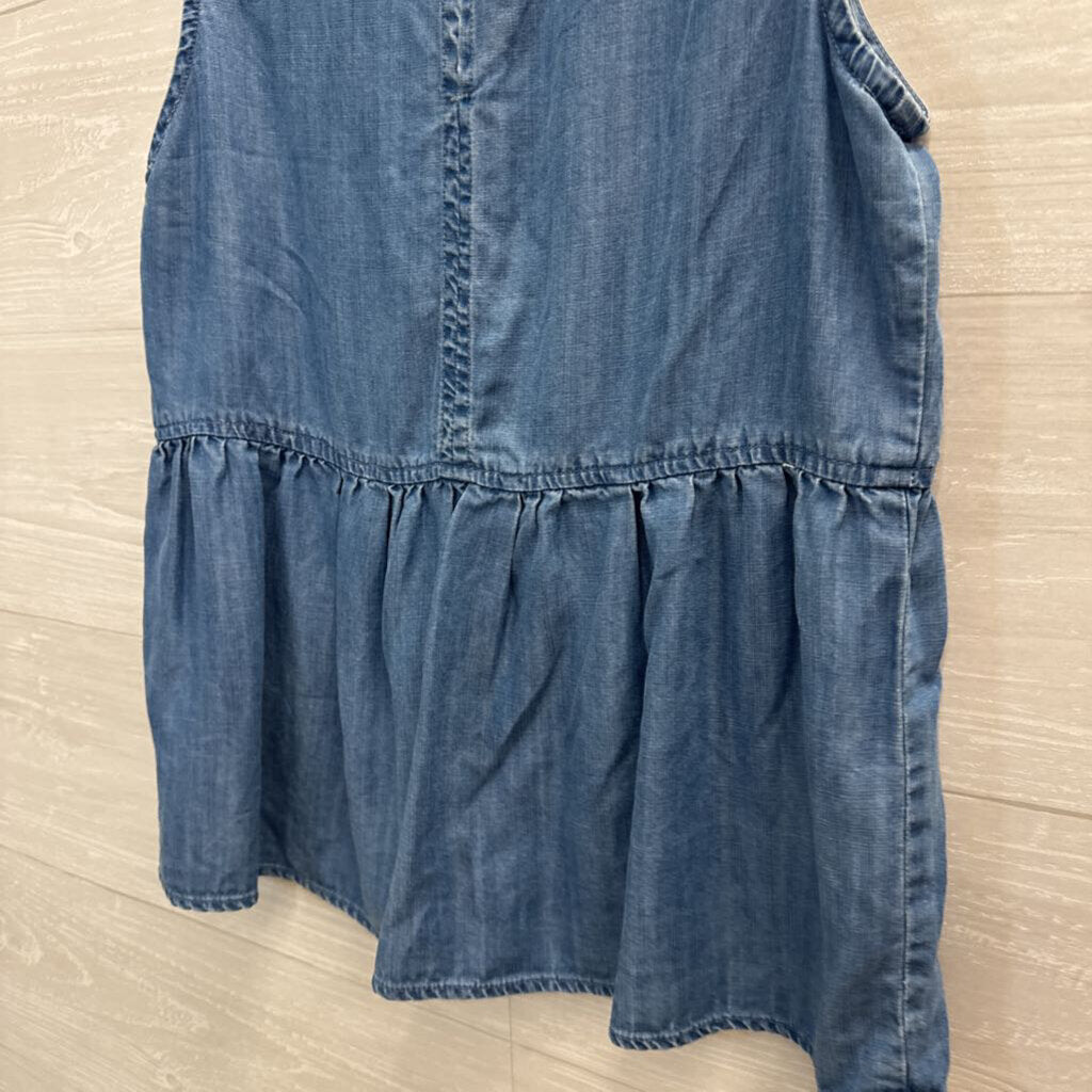 Cloth and Stone Chambray Peplum Tank Small