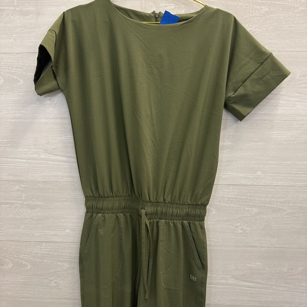 Albion Olive Active Jumpsuit Extra Small