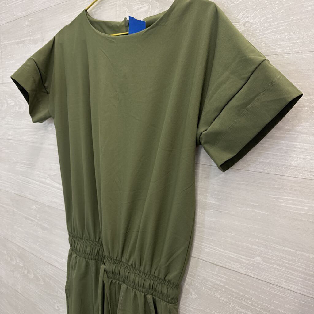 Albion Olive Active Jumpsuit Extra Small