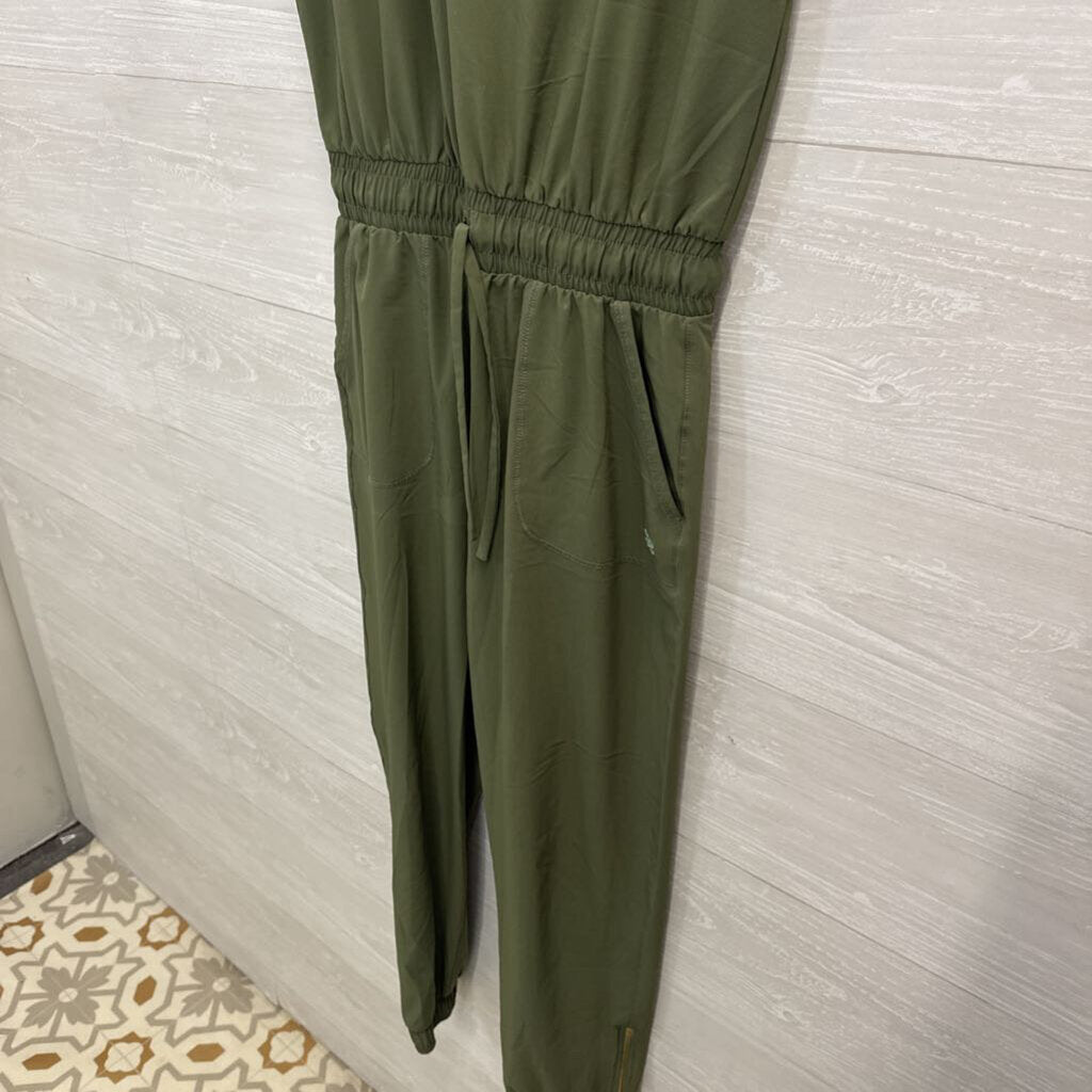Albion Olive Active Jumpsuit Extra Small