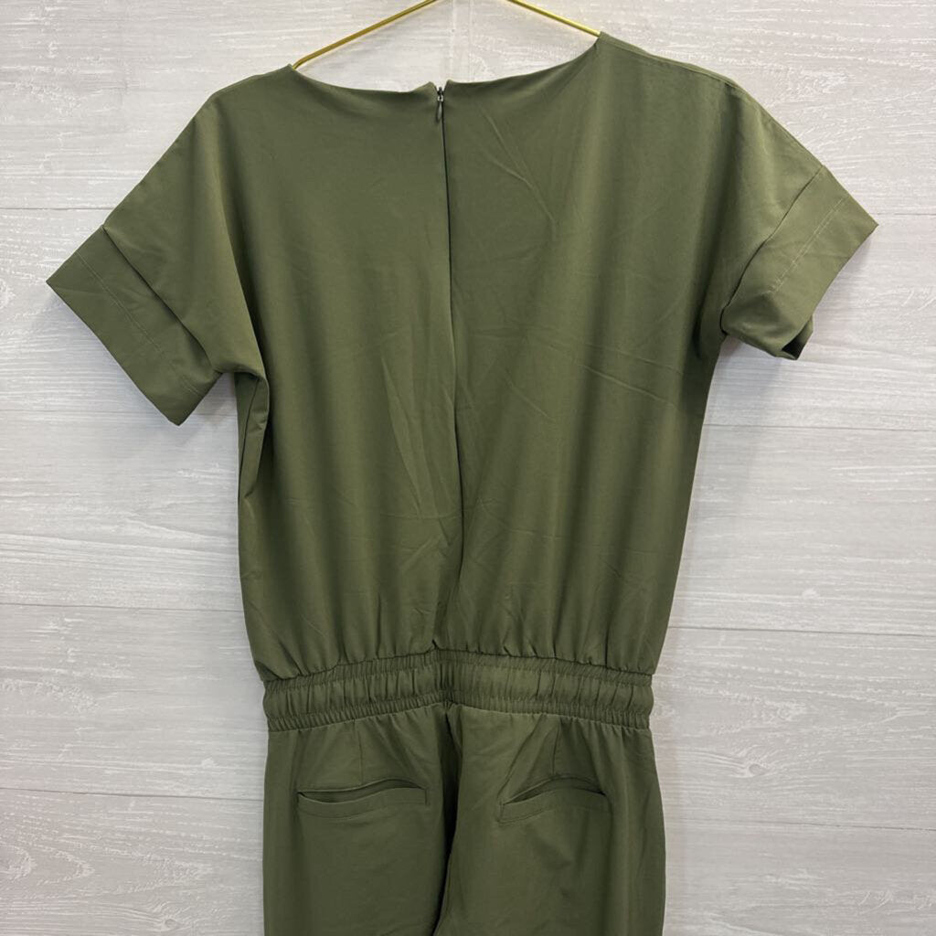 Albion Olive Active Jumpsuit Extra Small