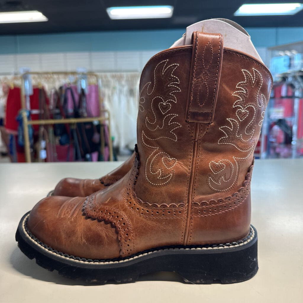 Ariat Fatbaby Pull On Western Boots 7.5