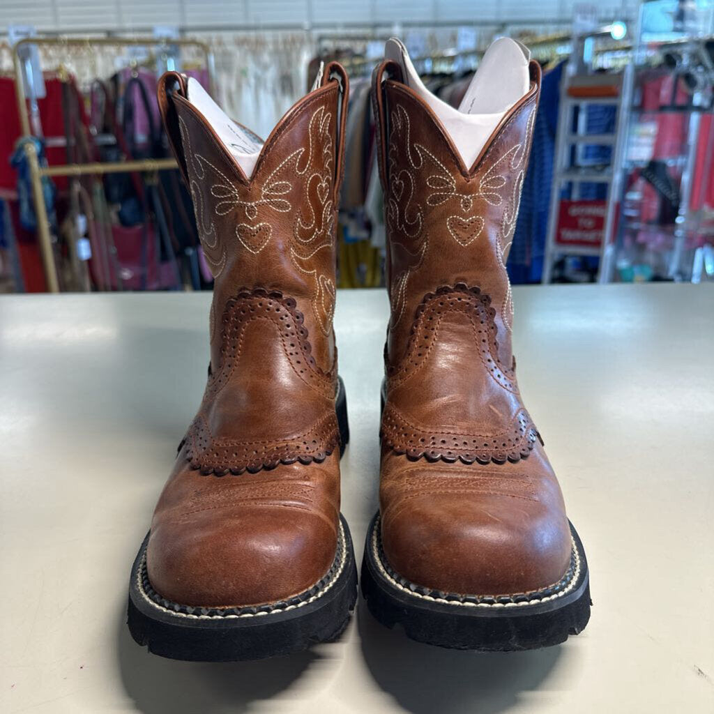 Ariat Fatbaby Pull On Western Boots 7.5