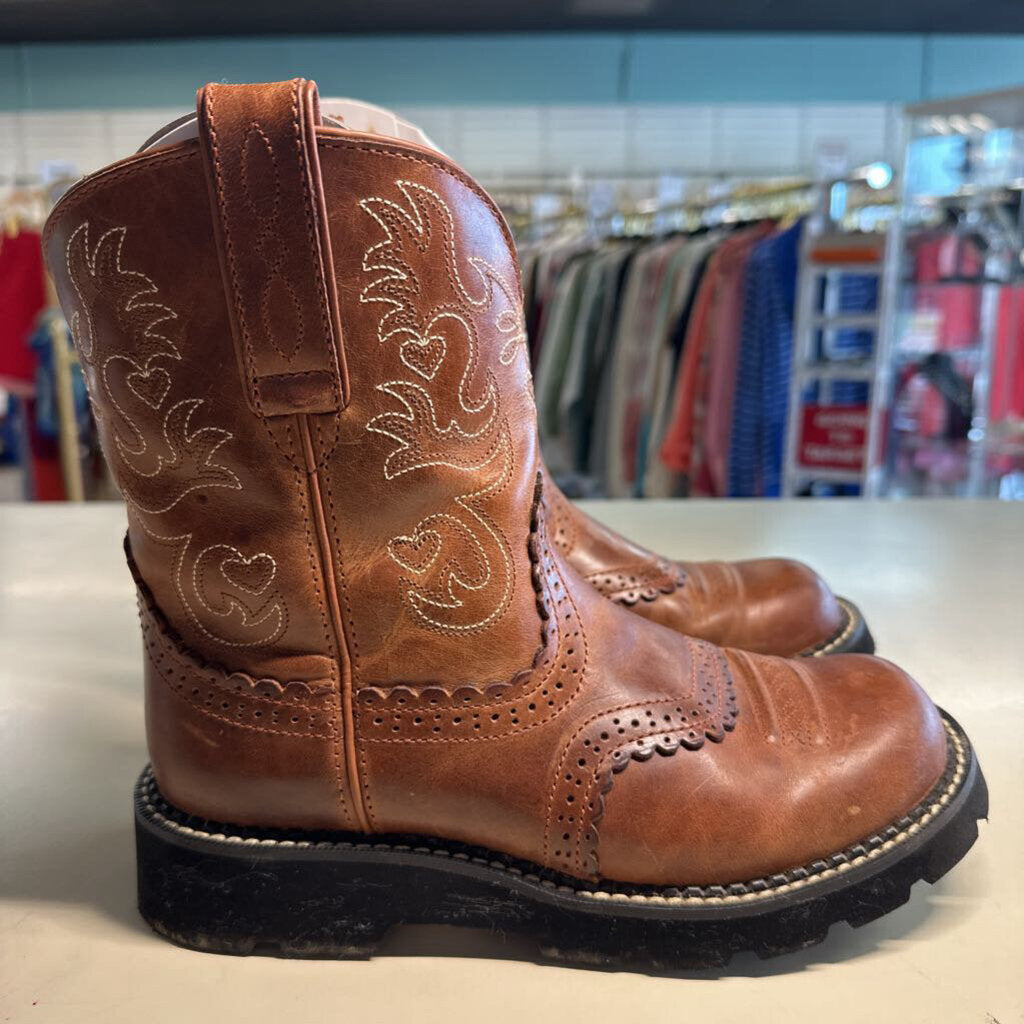 Ariat Fatbaby Pull On Western Boots 7.5