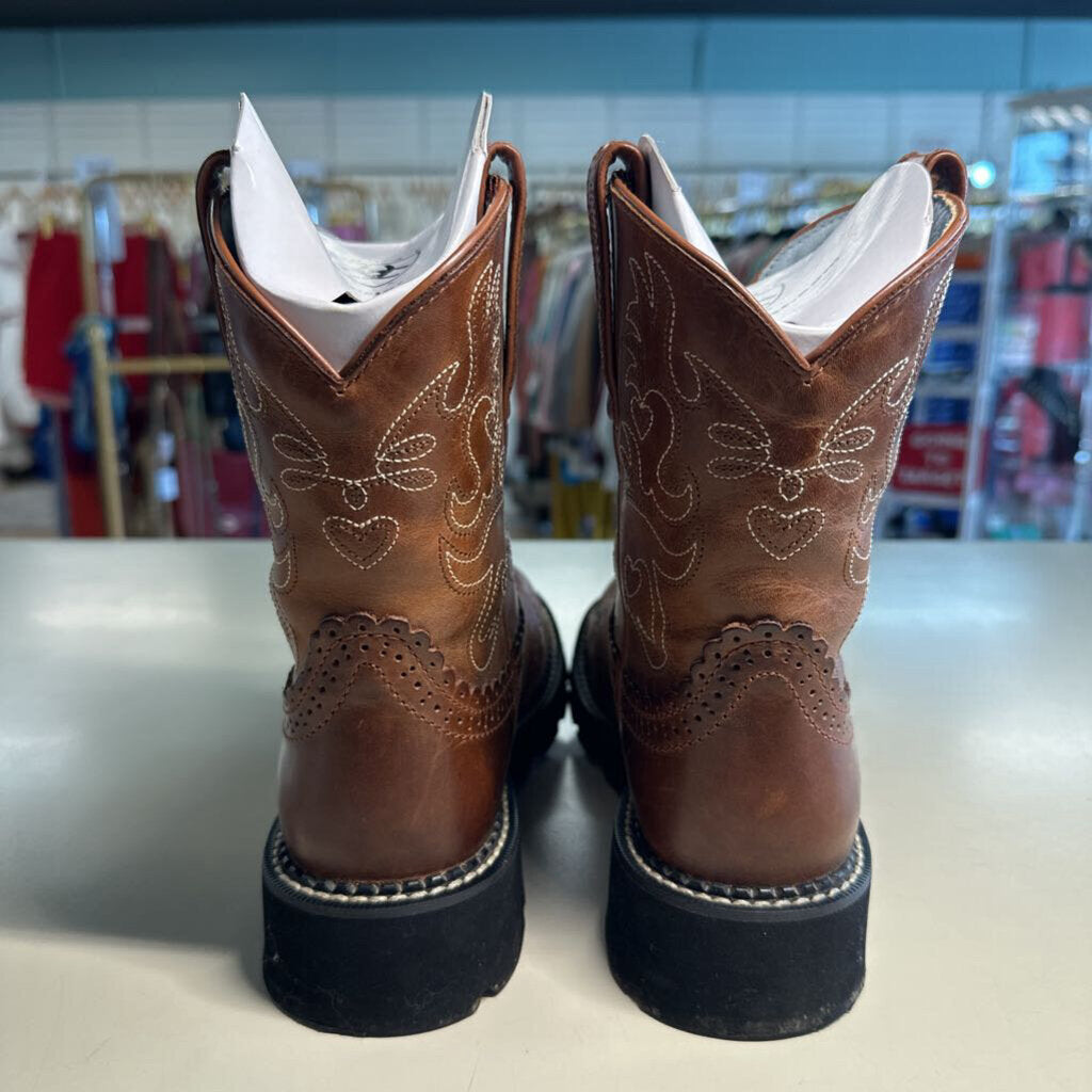 Ariat Fatbaby Pull On Western Boots 7.5