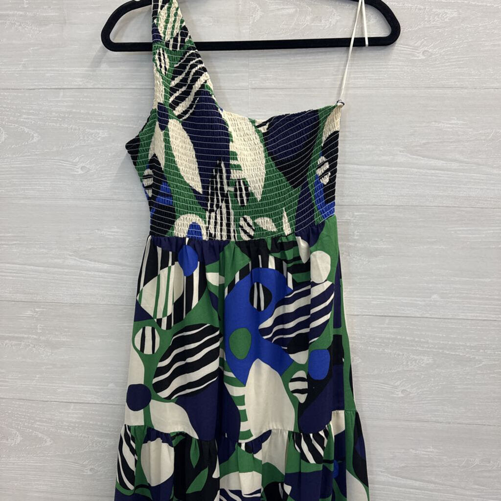 Sugar Lips One Shoulder Smocked Dress Small