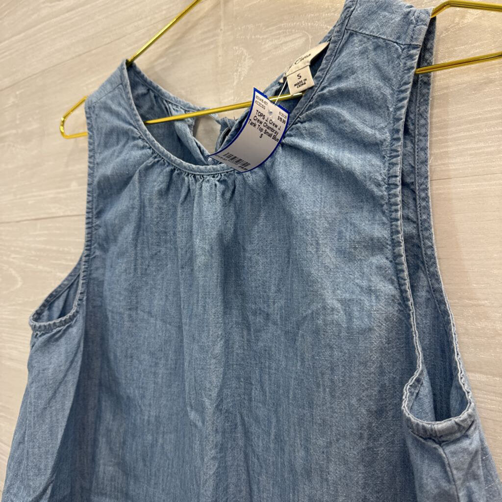 J. Crew Chambray Tank Top Small
