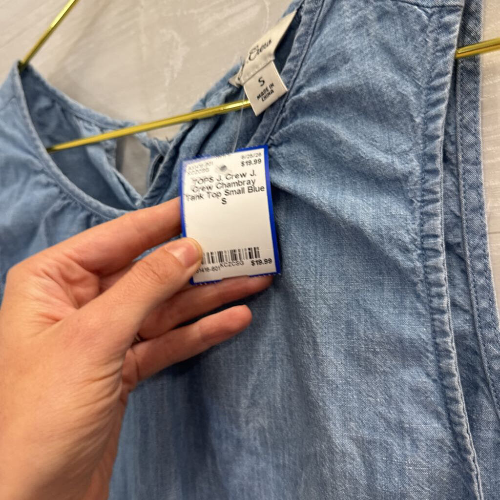 J. Crew Chambray Tank Top Small