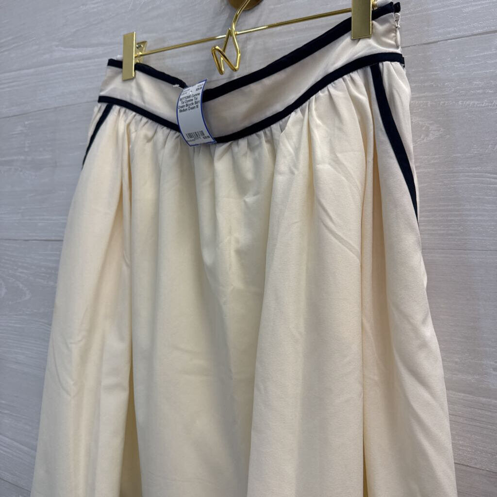 Comme Toi Cream Bicycle Skirt Medium