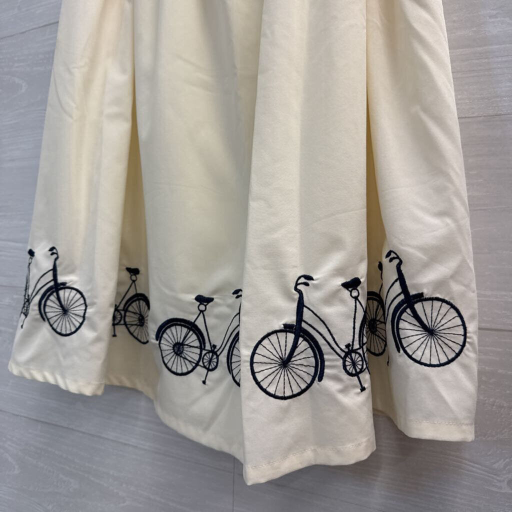 Comme Toi Cream Bicycle Skirt Medium