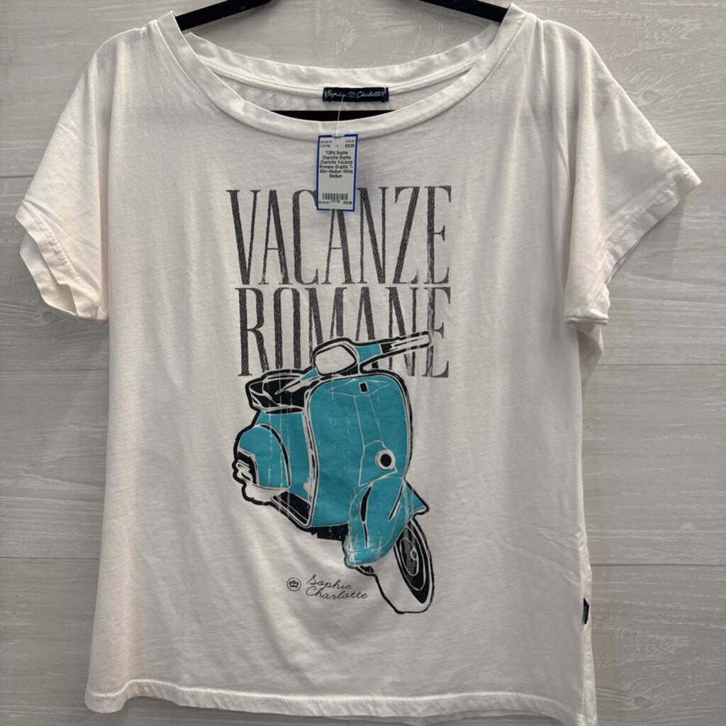 Sophie Charlotte Vacanze Romane Graphic T-Shirt Medium