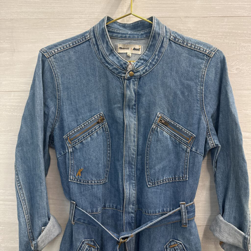 Madewell x Daryl K Long Sleeve Denim Dress 10