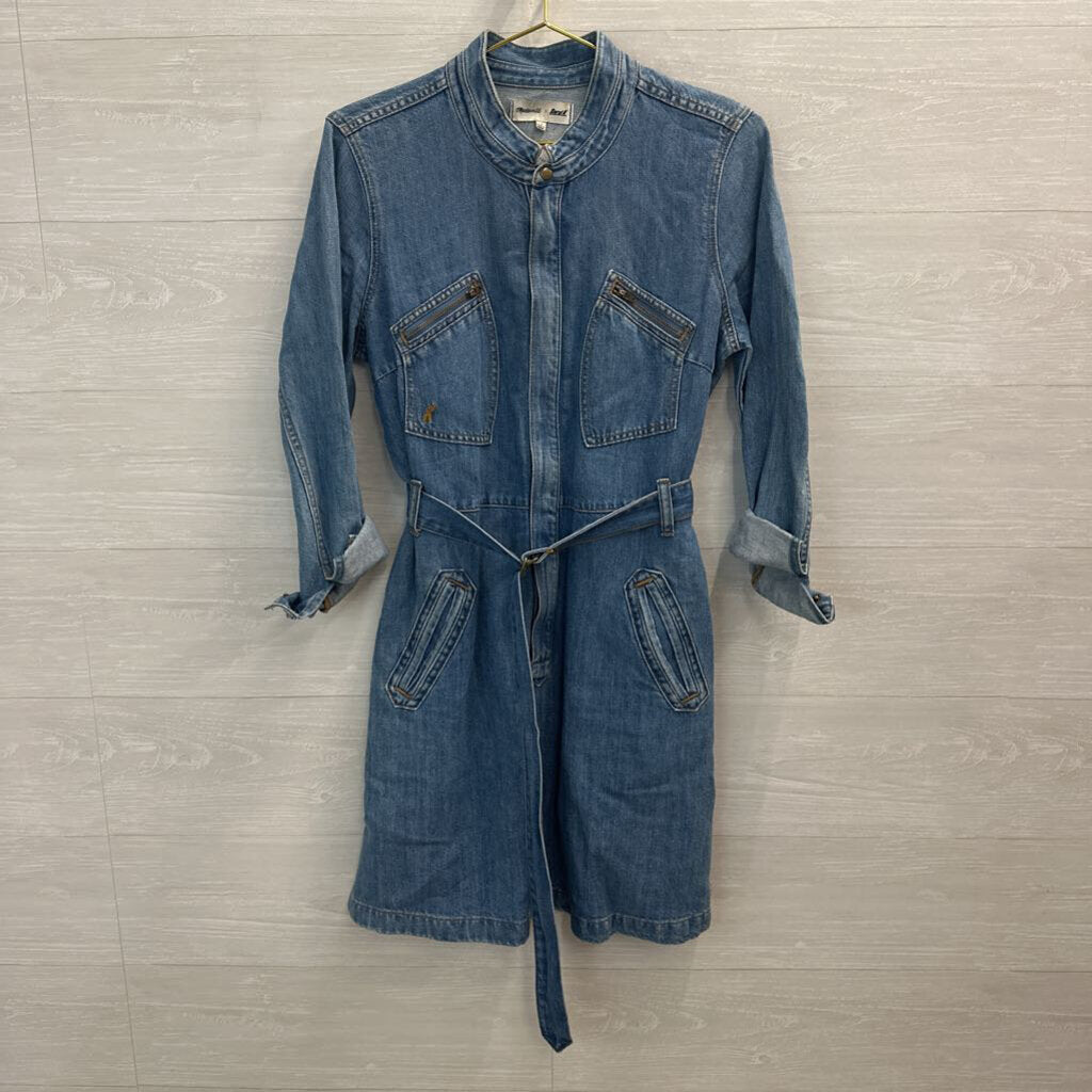 Madewell x Daryl K Long Sleeve Denim Dress 10