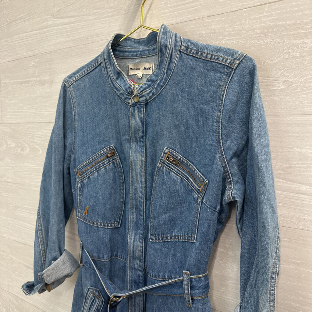 Madewell x Daryl K Long Sleeve Denim Dress 10