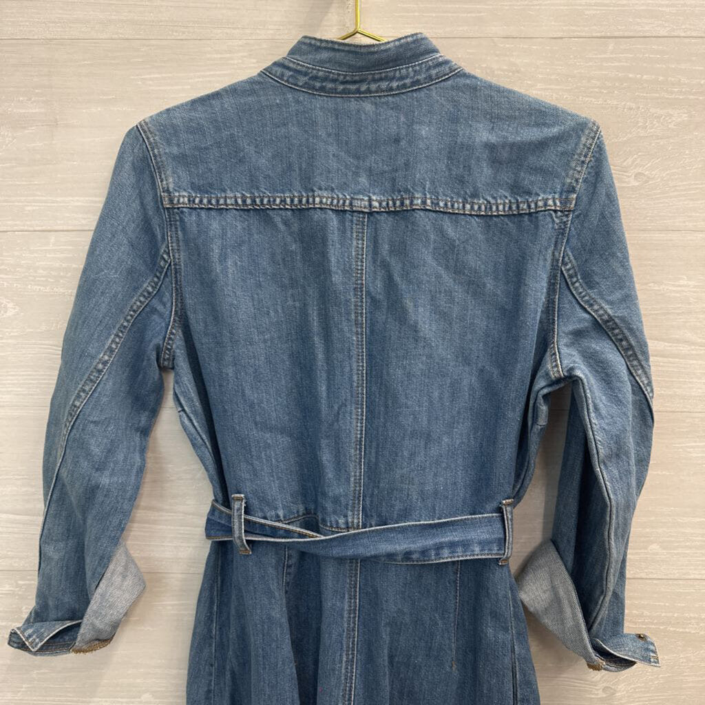 Madewell x Daryl K Long Sleeve Denim Dress 10