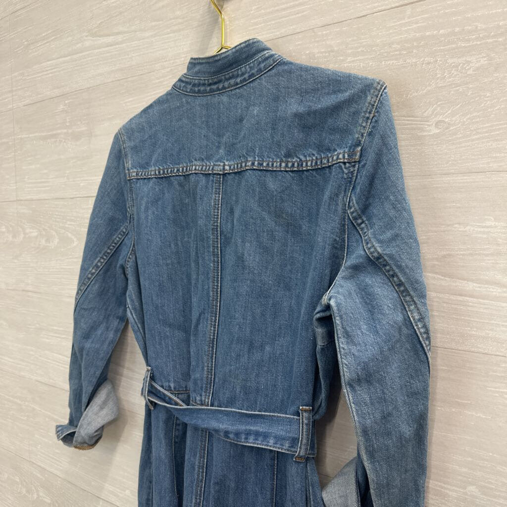 Madewell x Daryl K Long Sleeve Denim Dress 10