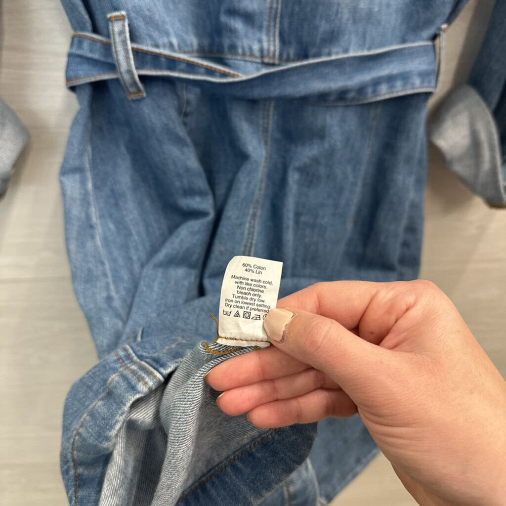 Madewell x Daryl K Long Sleeve Denim Dress 10