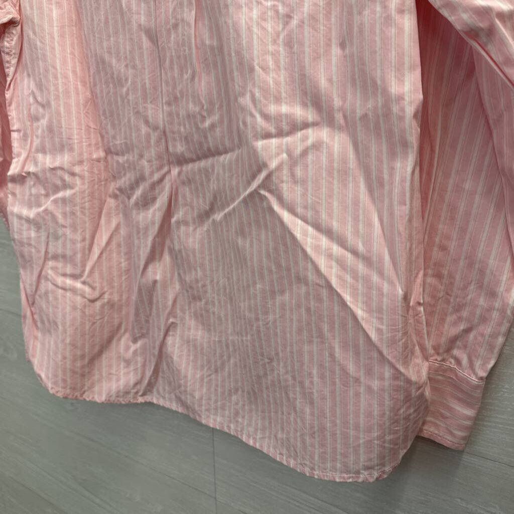 J. Crew Pink Striped Button Up Shirt 10