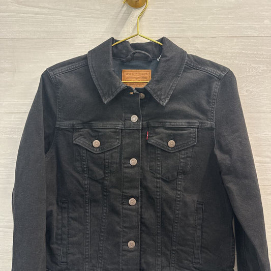 Levi Black Denim Jacket Large
