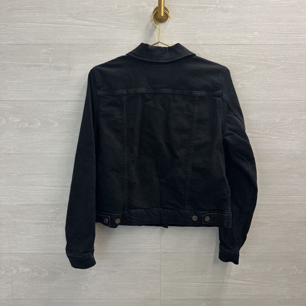 Levi Black Denim Jacket Large