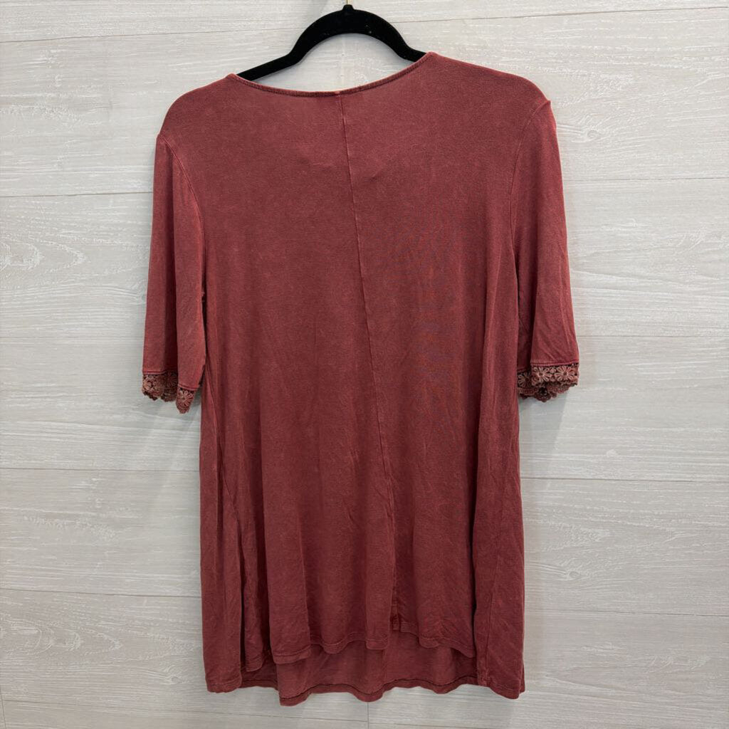 Altar'd State Mauve Long Sleeve Dress Small