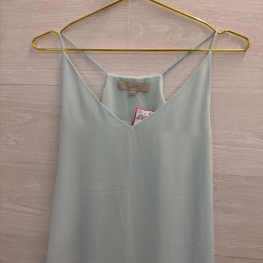 Loft Light Blue V Neck Tank Top Small