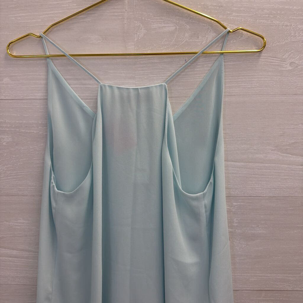 Loft Light Blue V Neck Tank Top Small