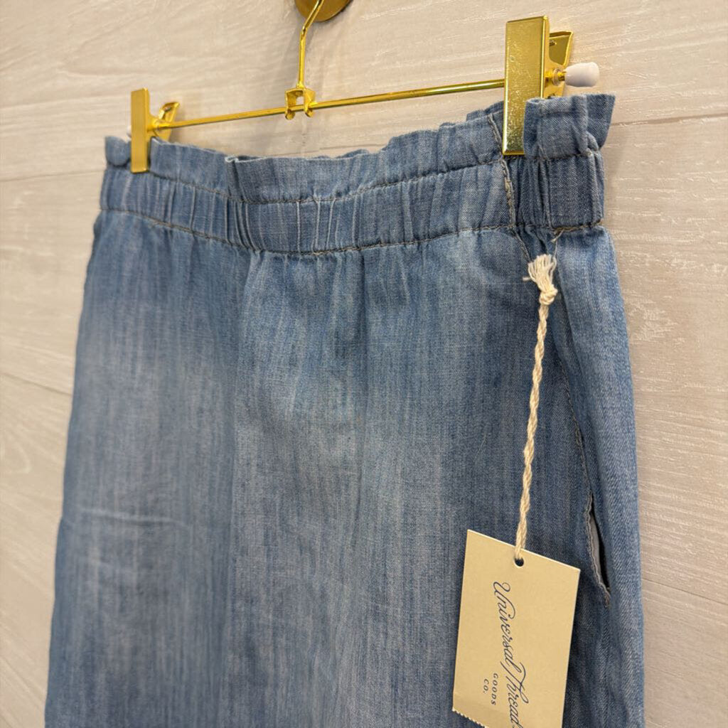 Light Blue Chambray Skirt Extra Small