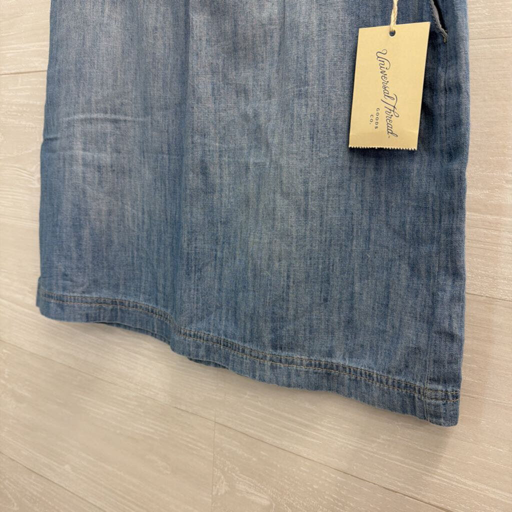 Light Blue Chambray Skirt Extra Small