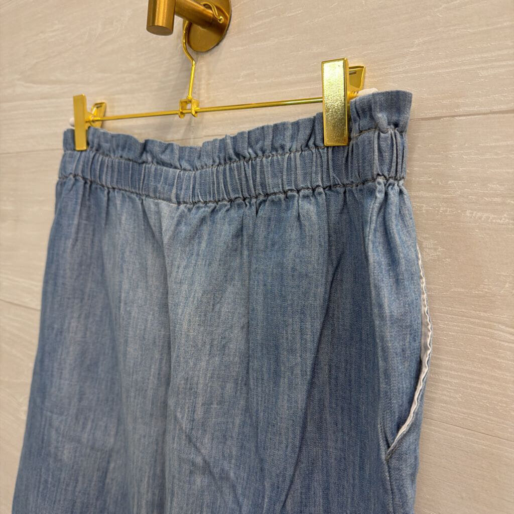 Light Blue Chambray Skirt Extra Small