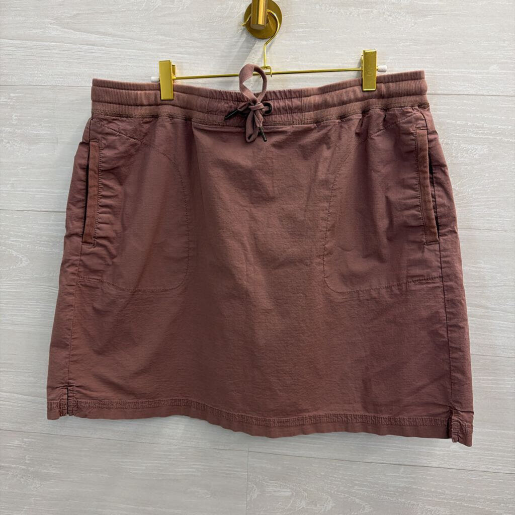 LL Bean Purple Skirt Large