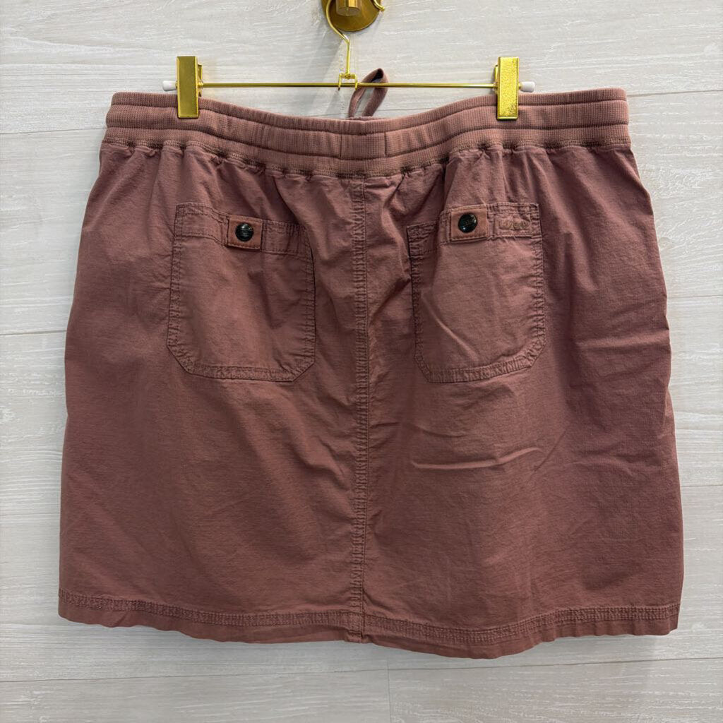 LL Bean Purple Skirt Large