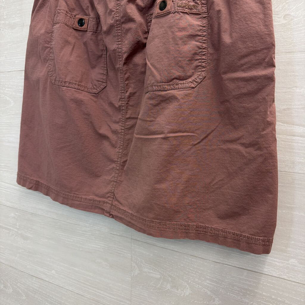 LL Bean Purple Skirt Large
