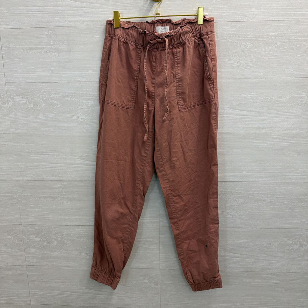 Loft Purple Jogger Pull On Pants Extra Small