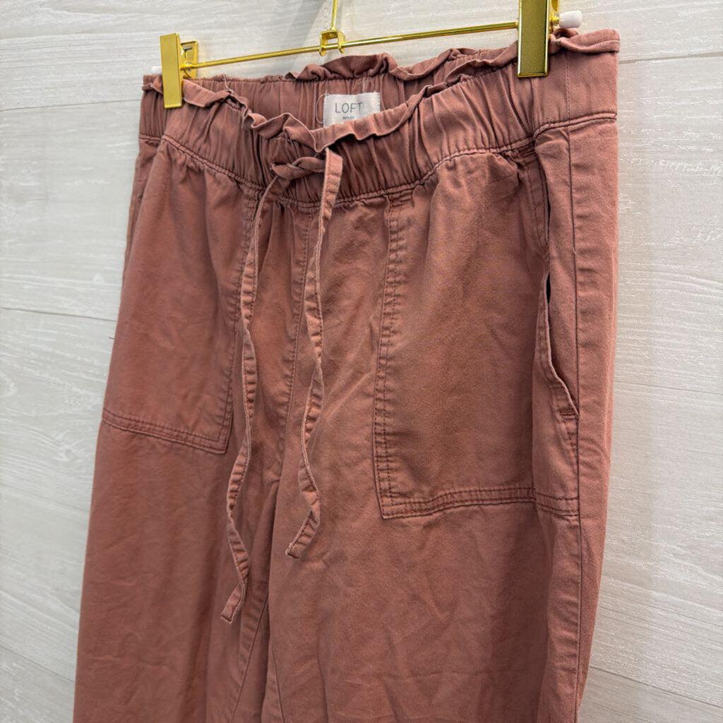 Loft Purple Jogger Pull On Pants Extra Small