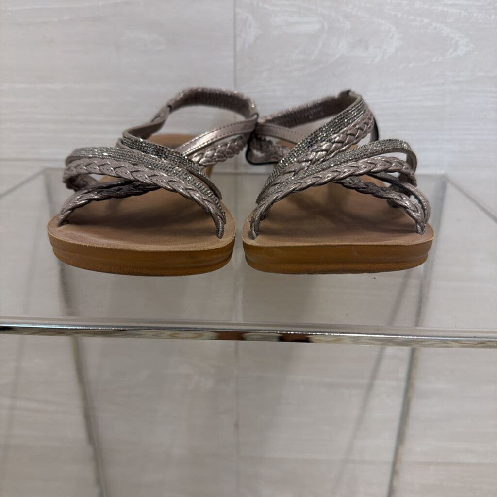 Harborsides Grey Strappy Janessa Sling Sandals 7.5
