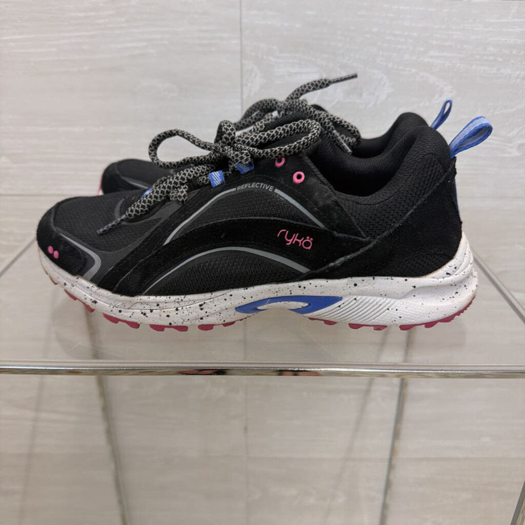Ryka Black Sky Walk Trail Hiking Sneakers 8.5