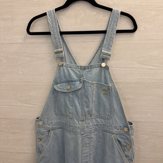 Outerknown Light Wash Denim Overalls Extra Large