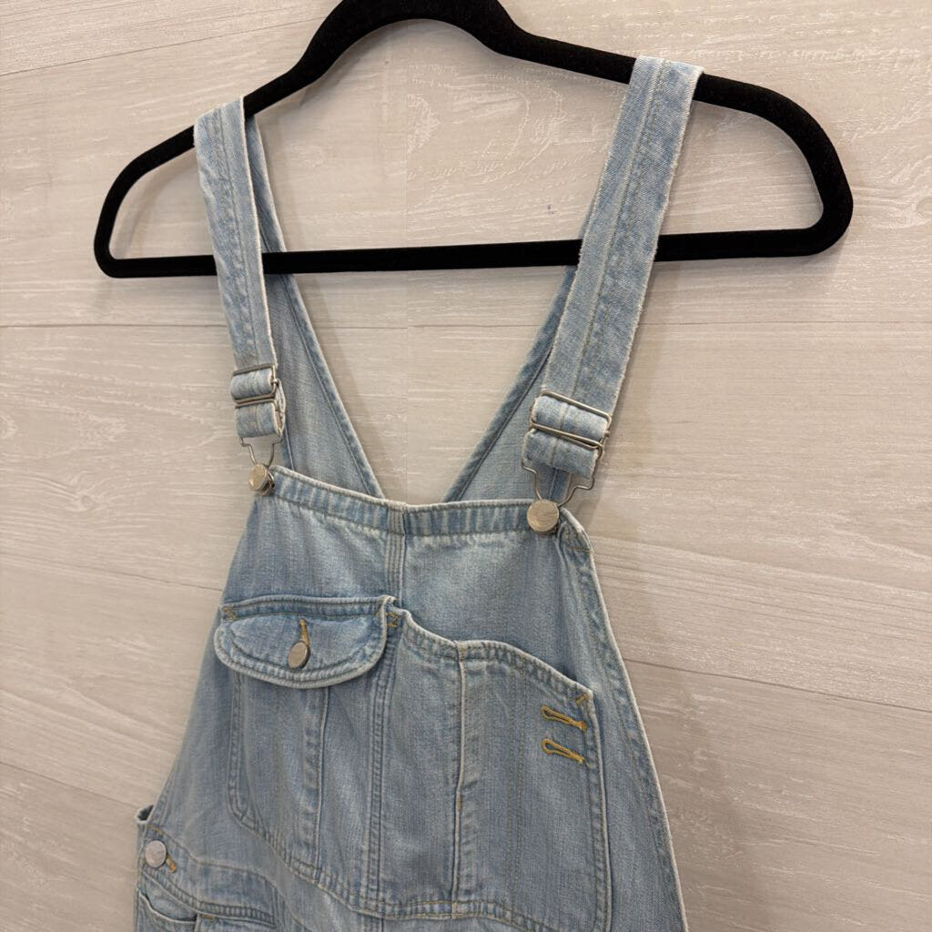 Outerknown Light Wash Denim Overalls Extra Large