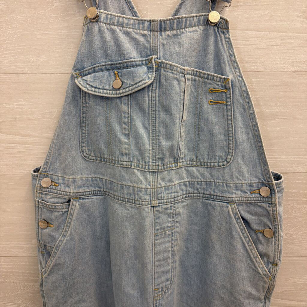 Outerknown Light Wash Denim Overalls Extra Large