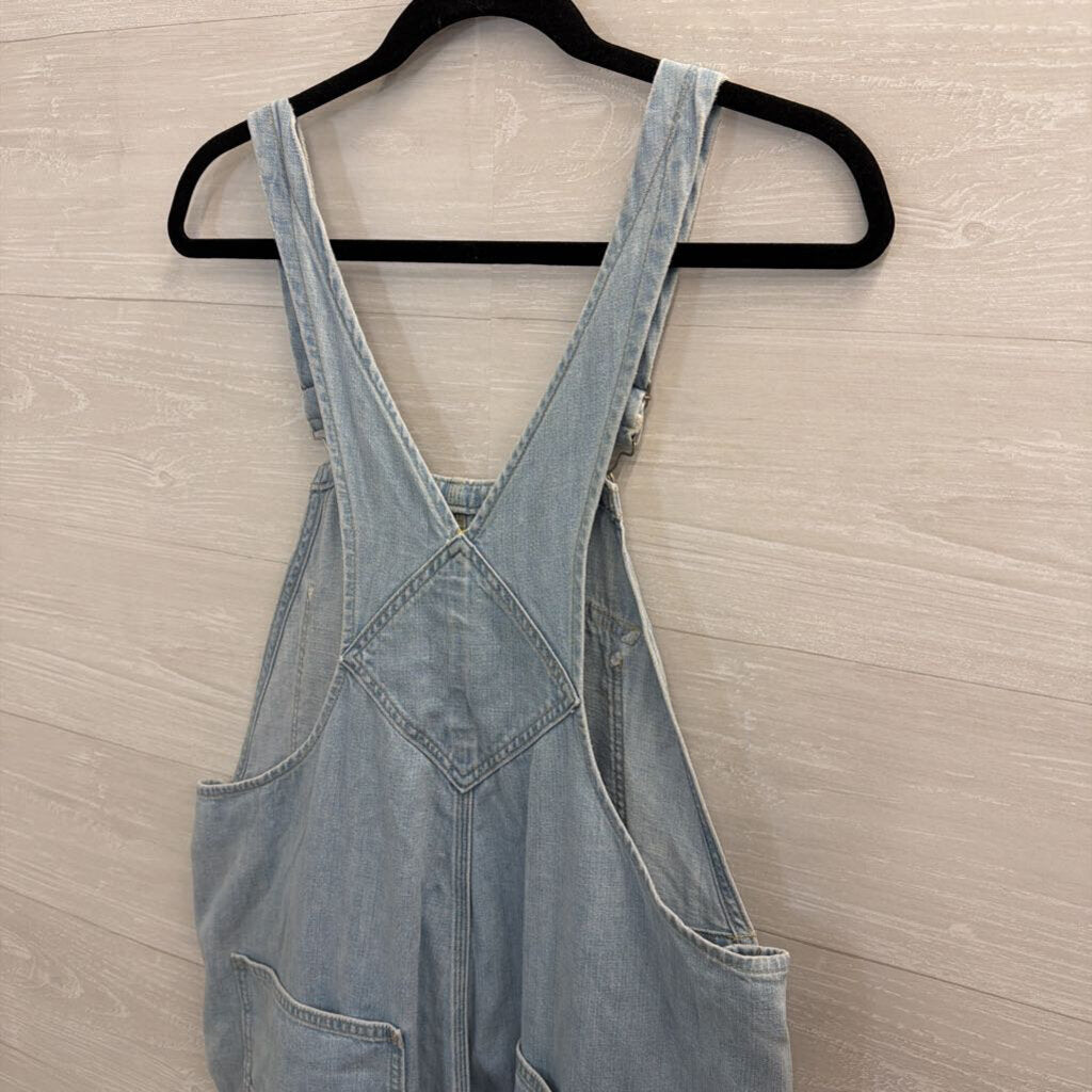 Outerknown Light Wash Denim Overalls Extra Large