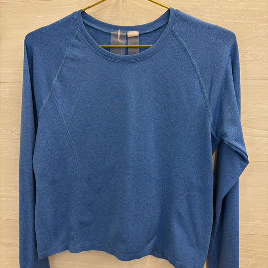 Calia Blue Long Sleeve Athletic Top Large