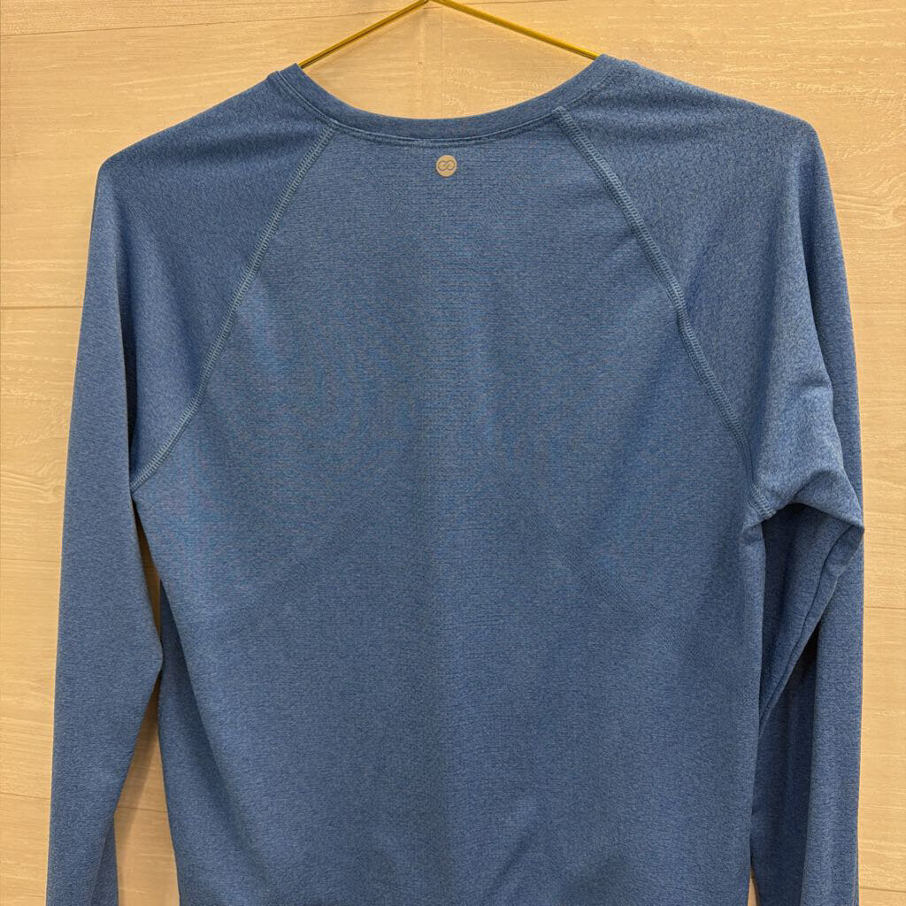 Calia Blue Long Sleeve Athletic Top Large